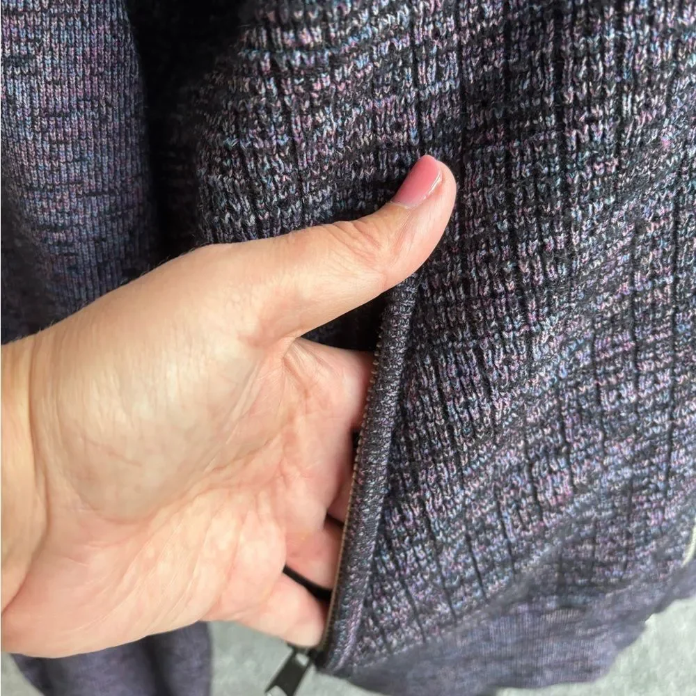 Free People Naomi Zip Sweater Jacket, Medium